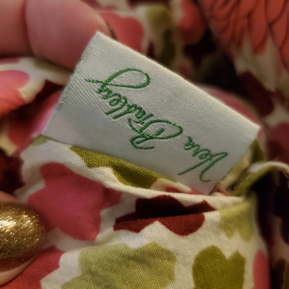 HP 👜Vera Bradley Hello Dahlia! Hobo Tote - Picture 4 of 8
